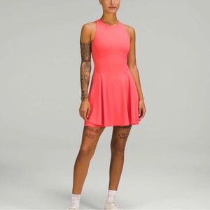 NEW!! Lululemon Court Crush Tennis Dress Peach Size 4